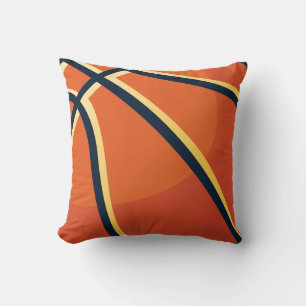 Sport Oranje Basketbal Slaapkamer Kussen