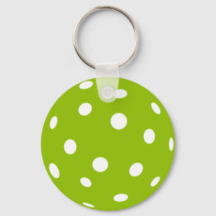 Sport Pickleball groene bal Sleutelhanger