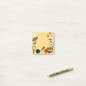 Sport post het notitie post-it® notes (Op bureau)