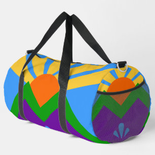 Sport Print Cut Sac à coudre avec drapeau de Manitou Spr