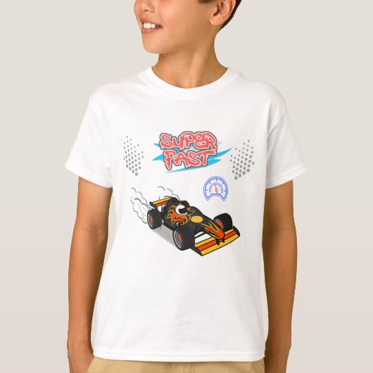 Sport Racing Auto ontwerp T-shirt (Voorkant)