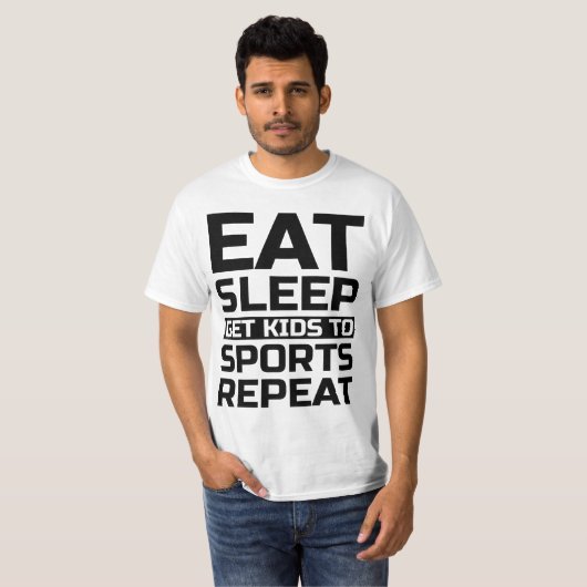 Sport Routine Casual T-shirt (Voorkant volledig)