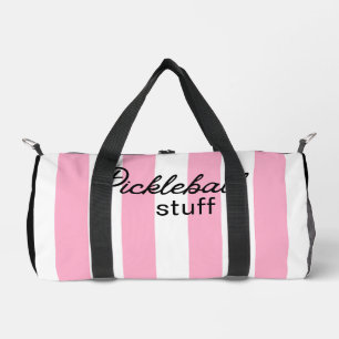 Sport Sac à costume de Pickleball à rayures de PINK pers