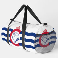 Sac à coudre avec drapeau de Cincinnati, USA