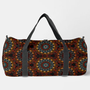 Sport Sac à duffel de conception géométrique de fleurs A