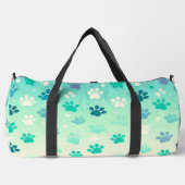 Sport Sac à imprimé de patte à dégradé bleu-vert (Recto)
