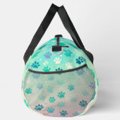 Sport Sac à imprimé de patte à dégradé bleu-vert (Droite)
