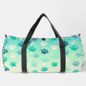 Sport Sac à imprimé de patte à dégradé bleu-vert (Verso)