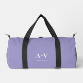 Sport Sac de danse Gym | Monogramme Initiales Nom Duffle (Recto)