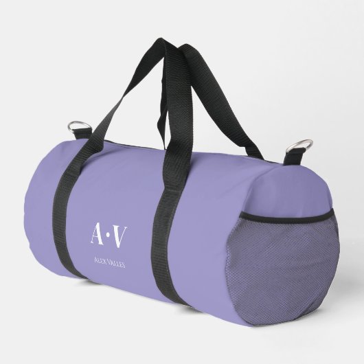 Sport Sac de danse Gym | Monogramme Initiales Nom Duffle (Coin droit)