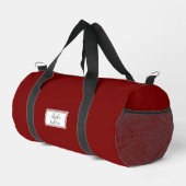 Sport Sac de danse Gym | Monogramme Initiales Nom Duffle (Coin droit)