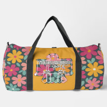 Sac de golf Thunderbird - floral + orange