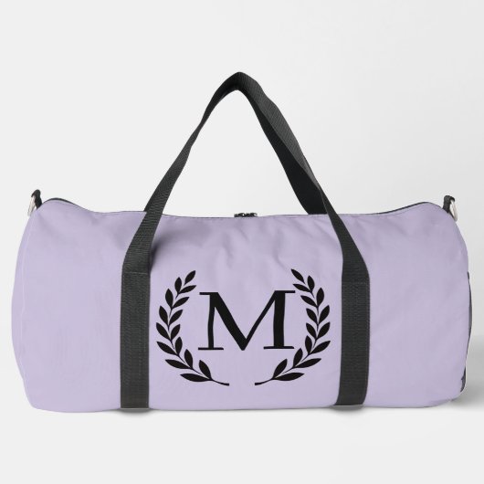 Sport Sac de gym de forme décontractée violet clair à mo (Recto)