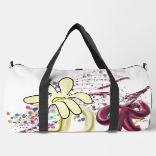 Sport Sac de gym floral papillon mignon pour femmes et f