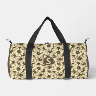 Sport Sac de gym vintage charme tournesol sépia petit sa