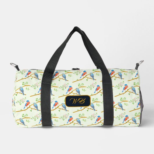 Sport Sac de voyage Bluebirds Vert pâle (Recto)