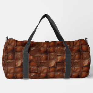 Sport Sac de voyage marron en cuir aspect cuir