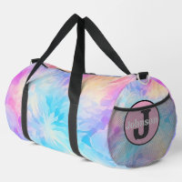 Sac de voyage personnalisé Tie Dye pastel rêveur m