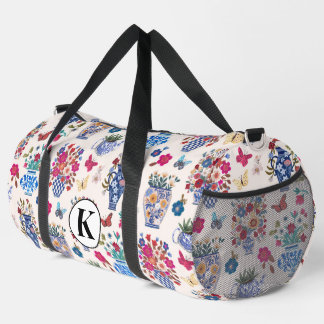 Sport Sac de voyage week-end à motif floral et chinoiser