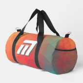 Sport Sac de week-end initial personnalisable abstrait g (Coin droit)