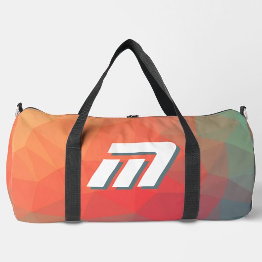 Sport Sac de week-end initial personnalisable abstrait g (Recto)