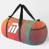 Sport Sac de week-end initial personnalisable abstrait g (Coin droit)