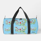 Sport Sac Duffel : Fleurs de ressort. (Verso)