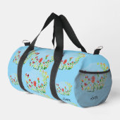 Sport Sac Duffel : Fleurs de ressort. (Coin droit)