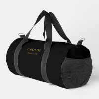 Sac Duffle Noir Élégant pour Cadeau de Garçons d'H