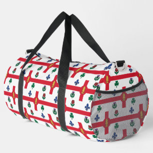 Sport Sac Print Couper Coudre avec drapeau de Montréal,