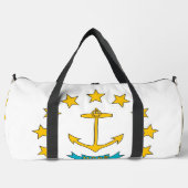 Sport Sac Print Couper Coudre avec drapeau de Rhode Isla (Recto)