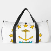 Sport Sac Print Couper Coudre avec drapeau de Rhode Isla (Verso)