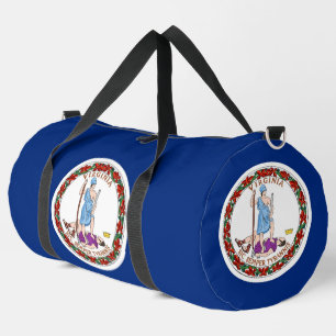 Sport Sac Print Cousu, drapeau de l'État de Virginie