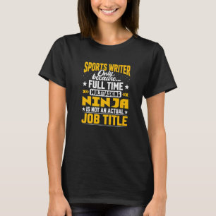 Sport Schrijver Functie Titel Medische redacteur R T-shirt