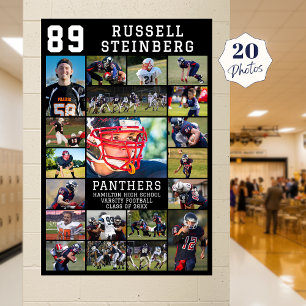 Sport Senior Night Afstuderen 20 Fotocollage Poster