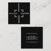 Sport Shooting Vierkante Visitekaartje (Voorkant / Achterkant)