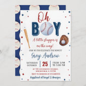 Sport simple personnel Invitation douche bébé (Devant / Derrière)