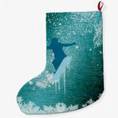 Sport, Snowboarding Grote Kerstsok (Achterkant)