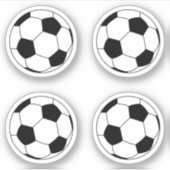 Sport Spccer 4 pcs Ball Sticker (Voorkant)