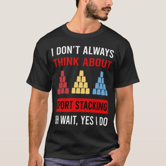 Sport Stacking Cup Stacking Snel Stacking Cups T-shirt (Voorkant)