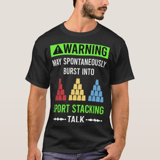 Sport Stacking Cup Stacking Snel Stacking Cups T-shirt (Voorkant)