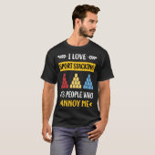 Sport Stapelbeker Stapelsnelheid Stapelbekers T-shirt (Voorkant volledig)
