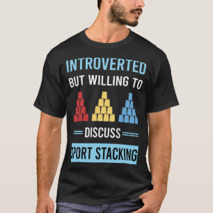 Sport Stapelen Beker Stapelen Snelheid Stapelen Be T-shirt