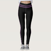 Sport Stripe Leggings - Aangepaste kleuren (Voorkant)