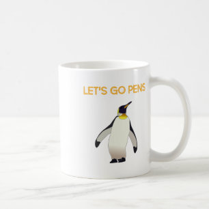 Sport T-shirt#39; s Lets Go Pens Grappige Hockey P Koffiemok