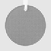 Sport Team Auto Racing INITIALEN Zwart Wit Check Ornament (achterkant)