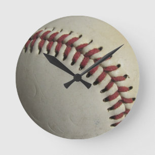 Sport Team Game Bal Baseball Field Coach Kunst Ronde Klok