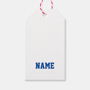 Sport Team School Kleuren NAAM Coach Modern Fun Cadeaulabel