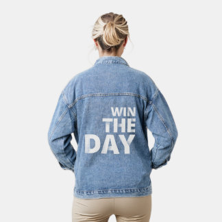 SPORT-TEK Dames Atletiek Shirts Denim Jacket