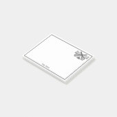 Sport Tennis Net, Crossed Racquets, Balls Post-it® Notes (Schuin)